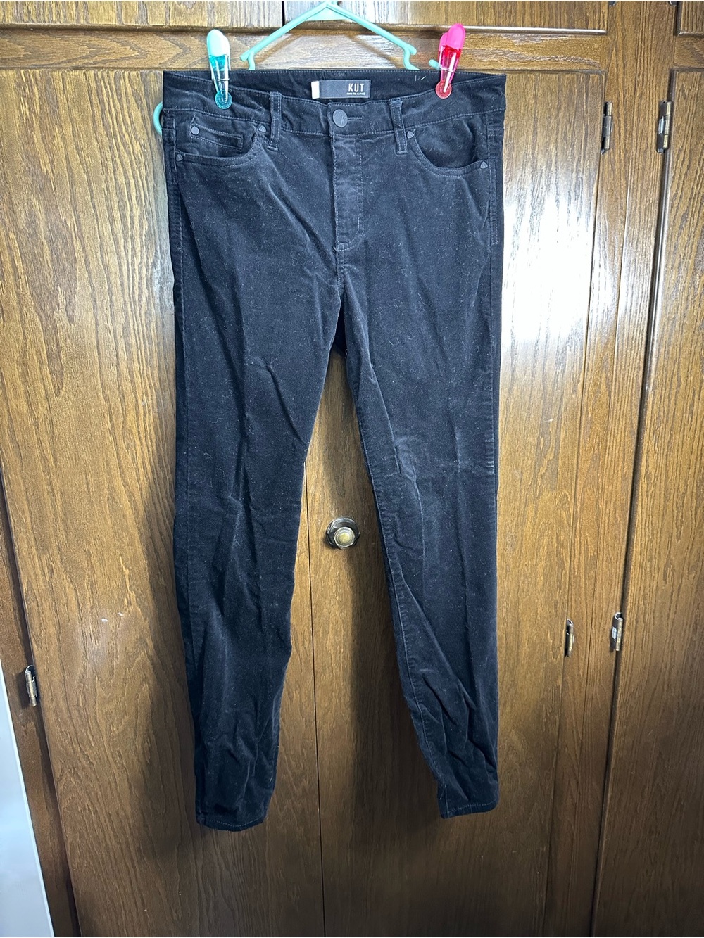 Kut from the Kloth Black Corduroy Pants